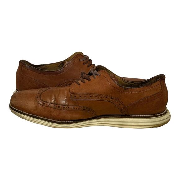 Cole Haan Grand Crosscourt II Brown Leather Sneakers Men’s Size 12M Grand.OS - Picture 6 of 8
